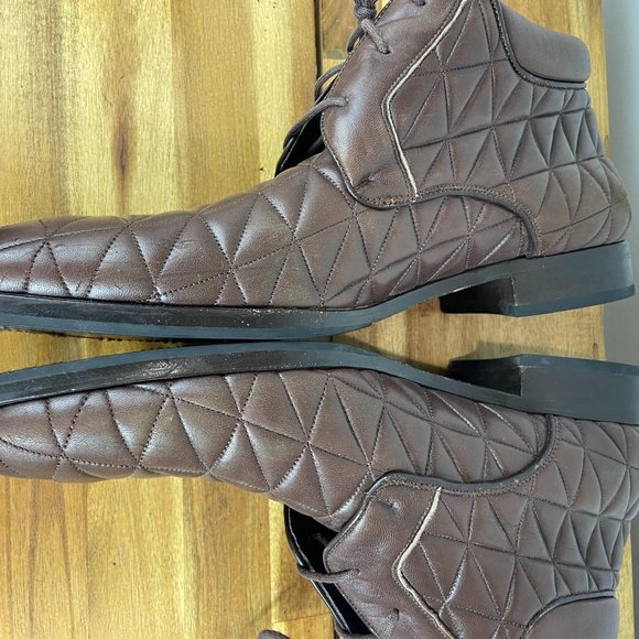 Mezlan Quilted Men\'s Chukka Boot Brown Men\'s 9.5 main image 10